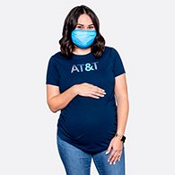 AT&T Team Colors Aria Maternity Short Sleeve T-Shirt