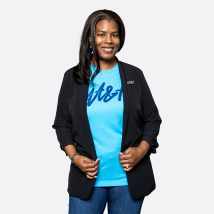 AT&T Elton Oversized Ruched Blazer