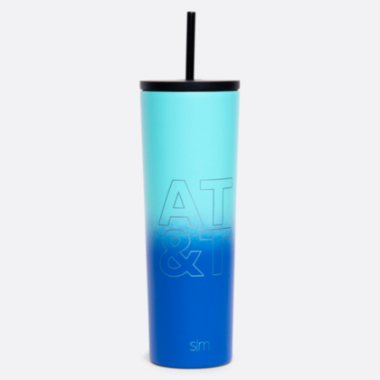 AT&T Simple Modern 40 oz Linear Stainless Steel Tumbler