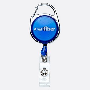 AT&T Fiber GIGillionaire Retractable Badge Reel