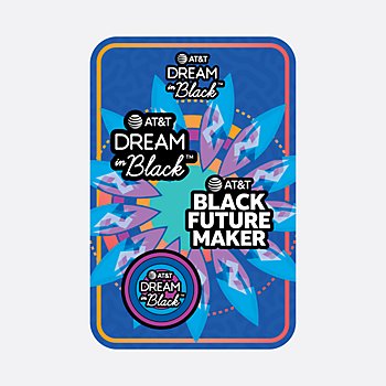 AT&T Dream in Black Pin Set