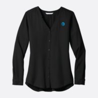 AT&T Port Authority Long Sleeve Button Blouse