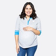 AT&T Team Colors Kearney Maternity Henley