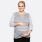 AT&T Team Colors Regency Maternity 3/4 Sleeve Henley