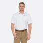 AT&T Under Armour Drive Club Cube Polo - White