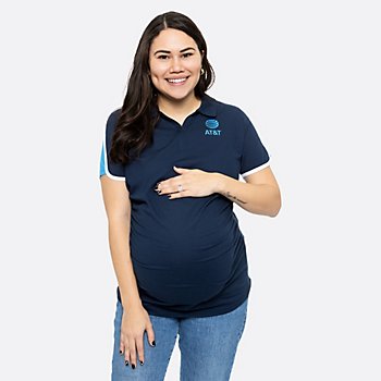 AT&T Team Colors Bethany Maternity Polo