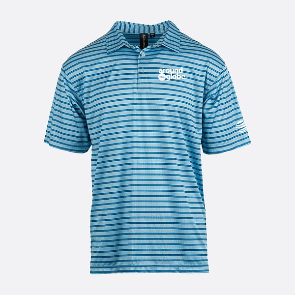 AT&T Around the Globe Striped Polo