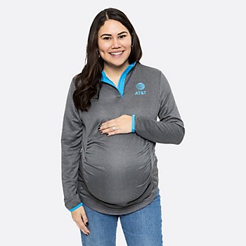 AT&T Team Colors Destiny Maternity Quarter Zip