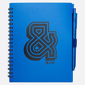AT&T Recycled Spiral Notebook w/ RPET Pen