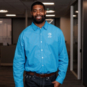 AT&T Team Colors Longmont Button Down
