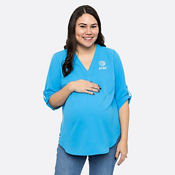 AT&T Team Colors Delancey Maternity Blouse