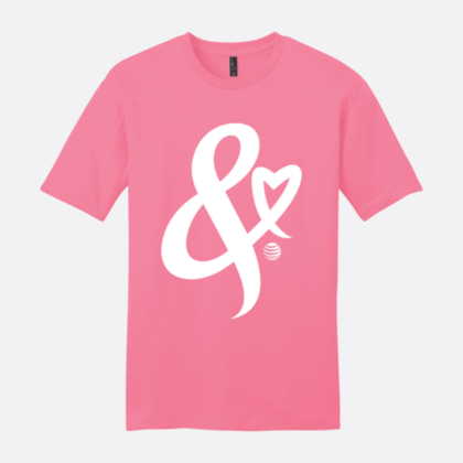 AT&T Amper Heart Pink Tee | AT&T Brand Shop