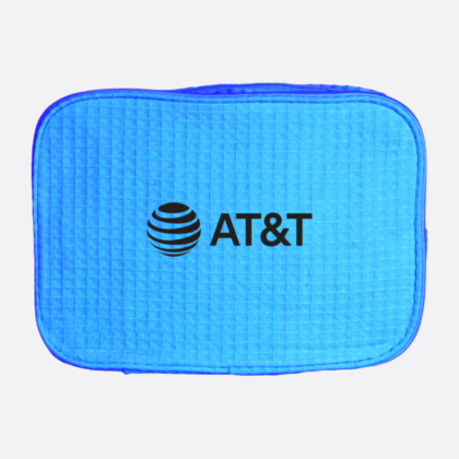 AT&T Waffle Weave Cosmetic Bag