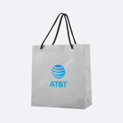 AT&T Reusable Glitter Tote Bag- Small