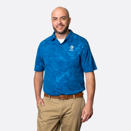 AT&T Team Colors Bergen Polo