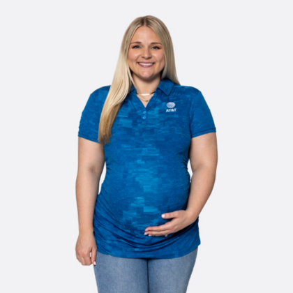 AT&T Team Colors Quinn Maternity Polo