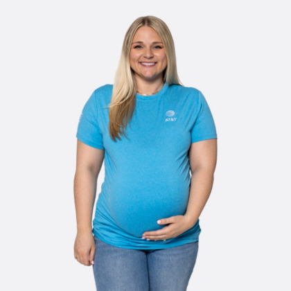 AT&T Team Colors Firth Maternity Tee
