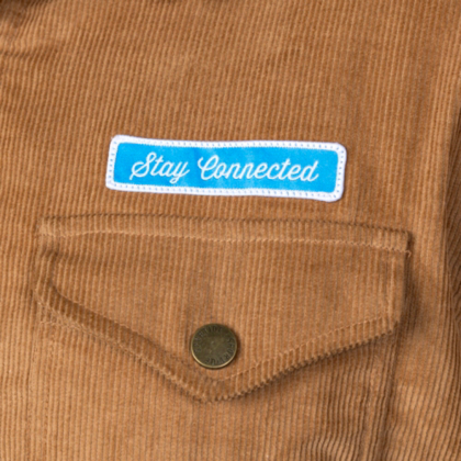 AT&T Sportiqe Bodie Full-Snap Corduroy Jacket