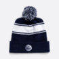 AT&T Stripe Pom Pom Beanie