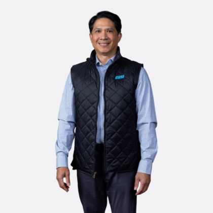 AT&T Vintage Diamond Quilted Vest