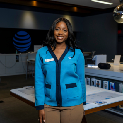 AT&T Team Colors Gabbie Sweater