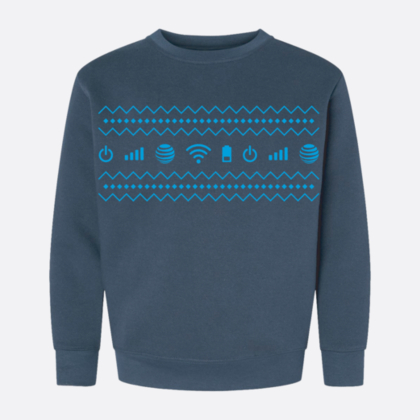 AT&T Jordan Youth Elevated Fleece Crewneck