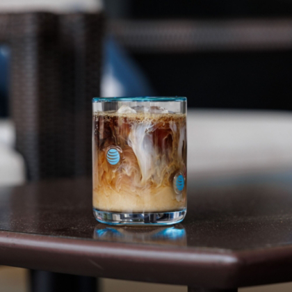 AT&T Globe Charm Glass