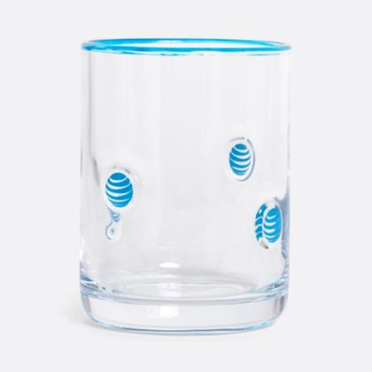 AT&T Globe Charm Glass