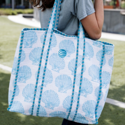 AT&T KENZKUSTOMZ Quilted Shell Tote