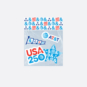 AT&T USA 250 Sticker 4 Pack