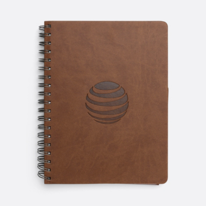 AT&T ASPEN HARD COVER SPIRAL JOURNAL