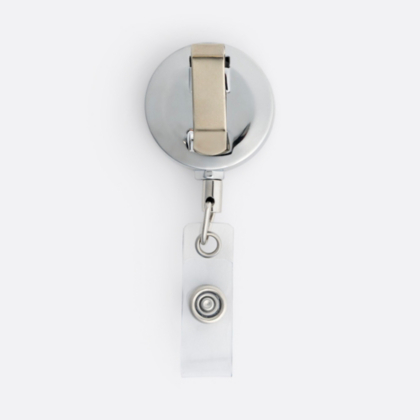 AT&T Metal Retractable Badge Reel with Belt Clip