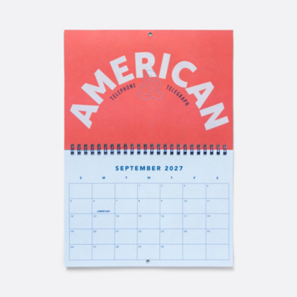 AT&T Small Horizontal 2027 Calendar