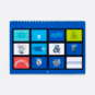 AT&T Small Horizontal 2027 Calendar
