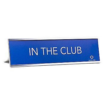 In the Club Name Plate
