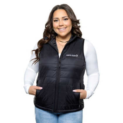 Women's Logo Puffer Vest | Sams Club Hub