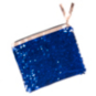 Reverse Sequin Pouch