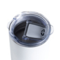 2-in-1 Insulated Beverage Holder - 11 oz, White