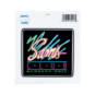 80s Neon Sticker - Black