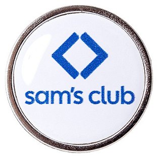 Circle Lapel Pin - White Logo | Sams Club Hub