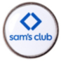 Circle Lapel Pin - White Logo