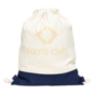 Two Tone Canvas Drawstring Backpack