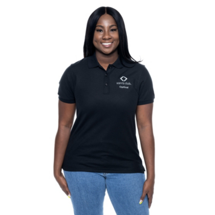 Women's Optical Polo - Black