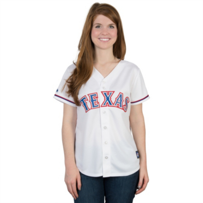 texas rangers women's jersey