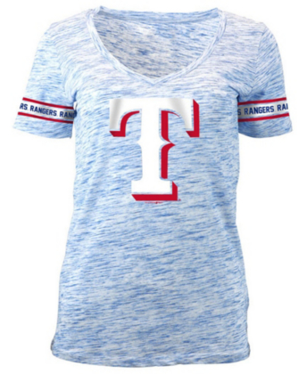 texas rangers v neck shirt