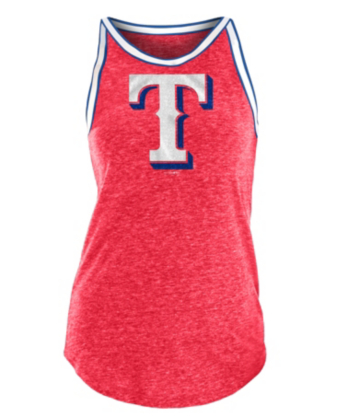 texas rangers womens tank