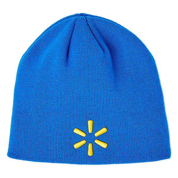 SparkShop Blue Beanie with Embroidered Spark