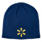 SparkShop Beanie with Yellow Embroidered Spark - Navy