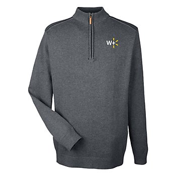 Walmart+ Quarter Zip Men's Sweater