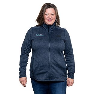 Custom The North Face Women's Skyline Full Zip Fleece Jacket